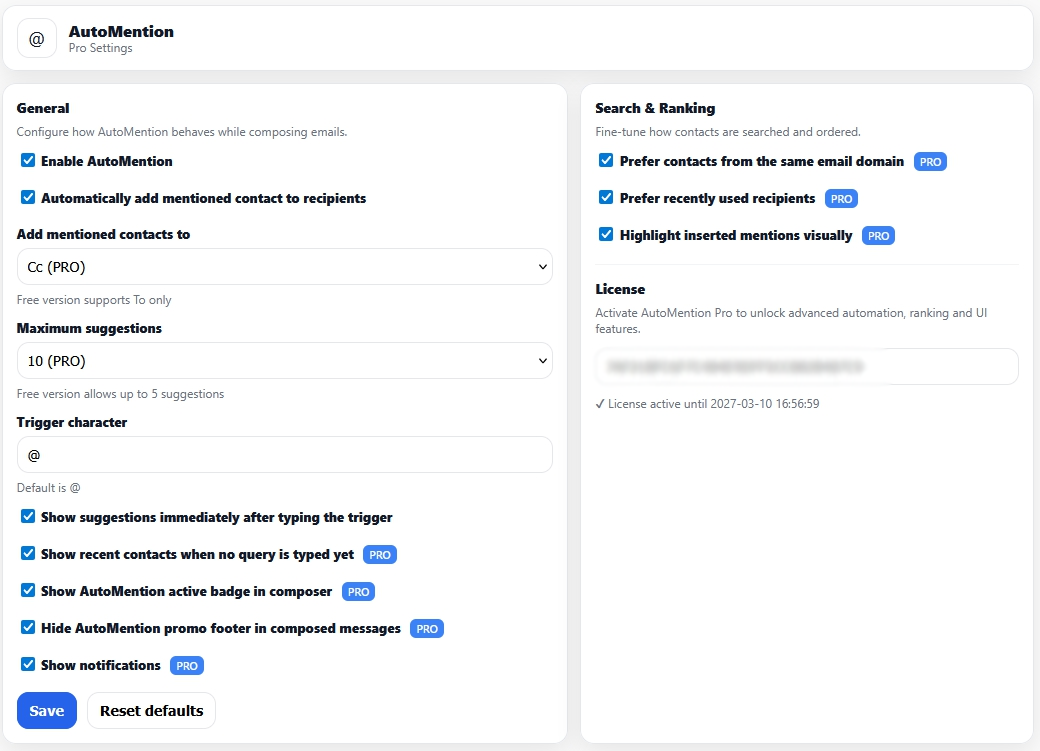 AutoMention Pro screenshot