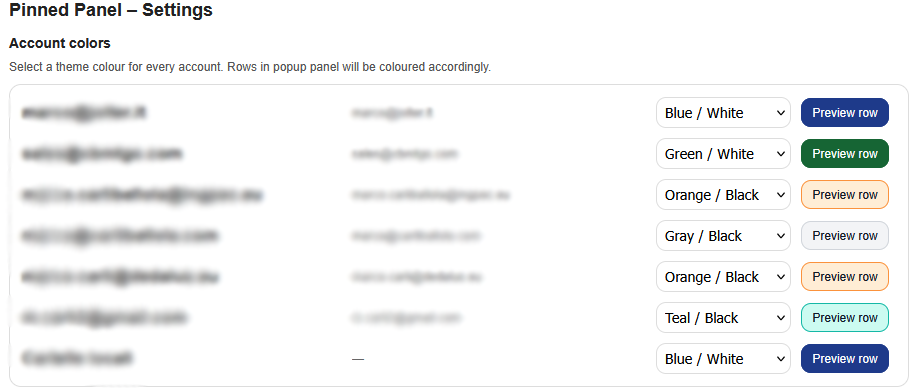PinnedPanel Pro pinned folders